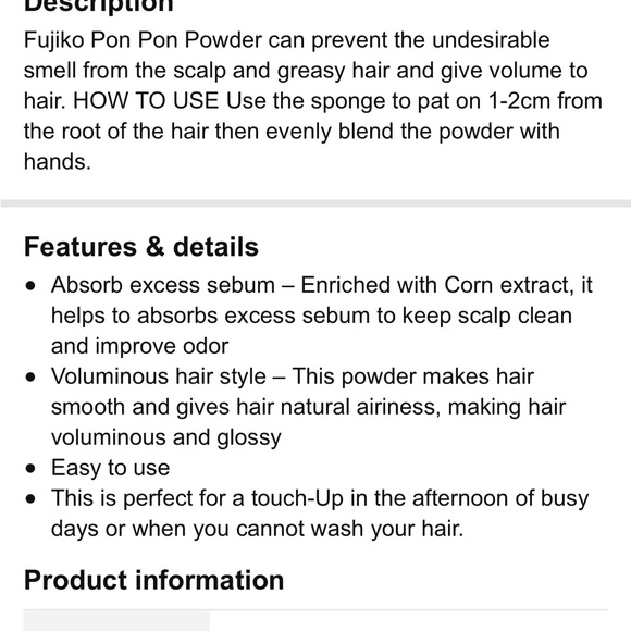 Pon Pon Hair Powder - AMAZING PRODUCT✅ - Picture 7 of 8